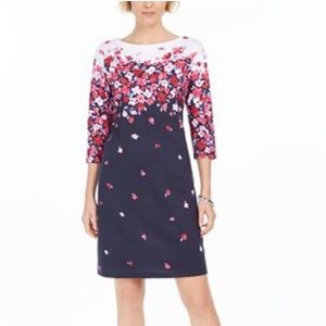 🌺KAREN SCOTT🌺FLORAL PRINT SHIFT DRESS🌺